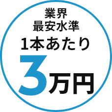 1本あたり3万円